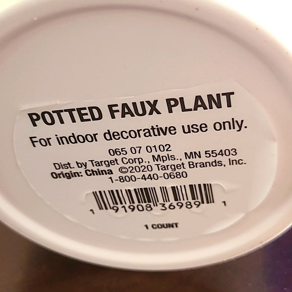 Potted Faux Plant Target NEW - Picture 2 of 2